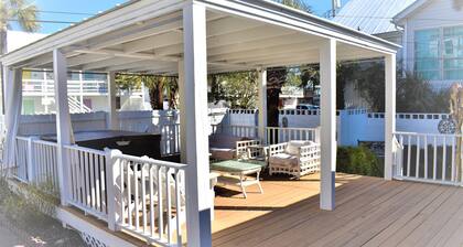 Steps to the beach, Hot tub & Parking