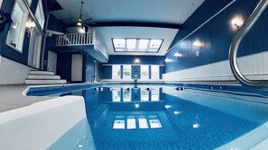 Piscine couverte, piscine chauffée