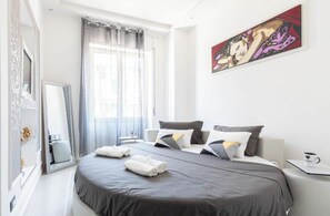 1 bedroom, iron/ironing board, free WiFi, bed sheets
