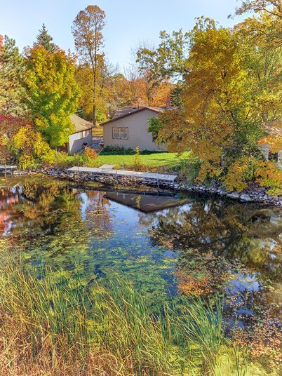 3BR Cabin on the Lake with Sandy Beach, Kayaks, Docks and Firepit