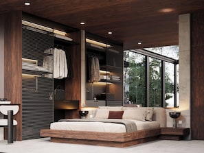 Romantisches Zimmer (The Invisible Villa - Adults Only) | Minibar, Zimmersafe, Verdunkelungsvorhänge, Bügeleisen/Bügelbrett