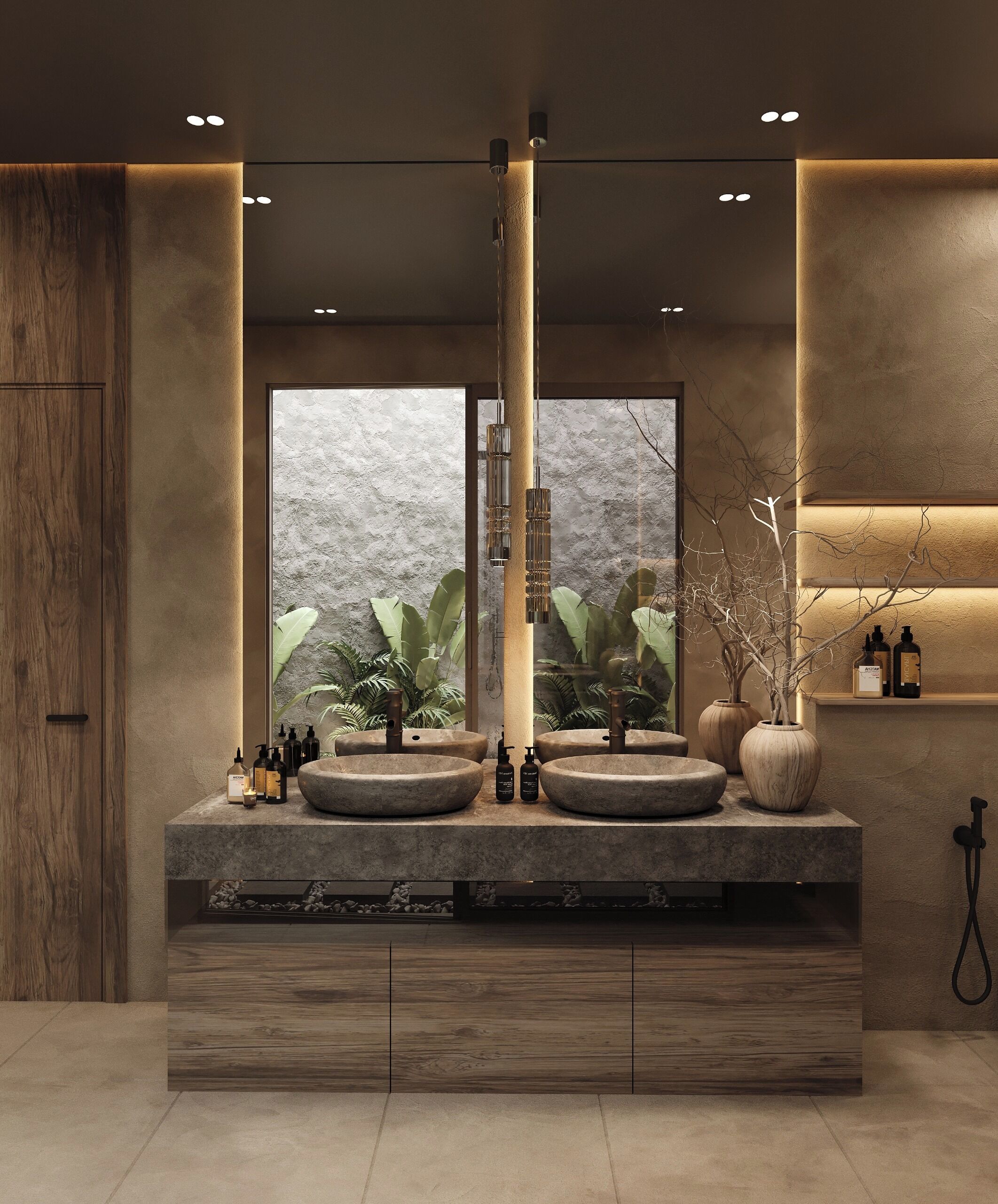 Chambre Romantique (The Invisible Villa - Adults Only) | Salle de bain