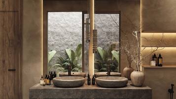 Chambre Romantique (The Invisible Villa - Adults Only) | Salle de bain