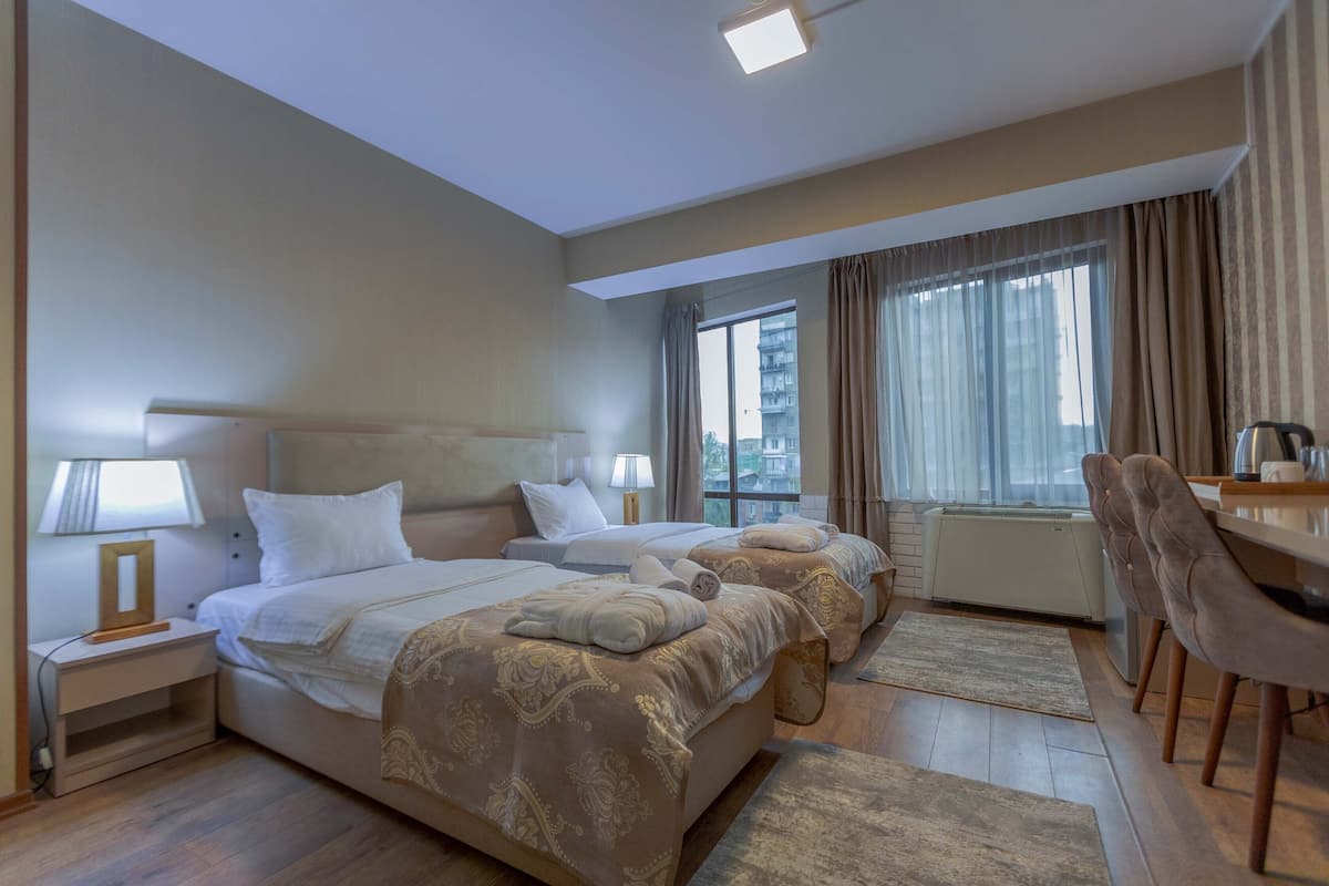 Standard Twin Room | Desk, laptop workspace, iron/ironing board (on request), cribs (free)