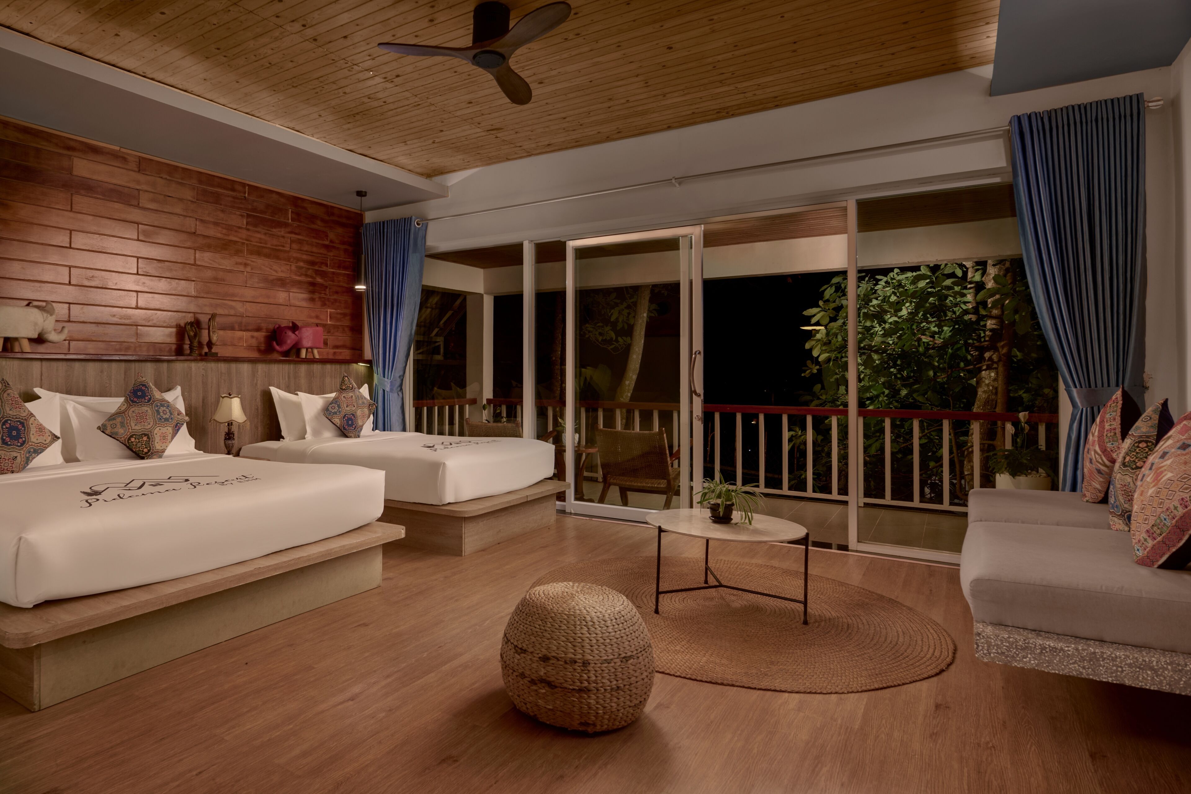 Private Family Pool Villa | Minibar, desk, blackout drapes, iron/ironing board