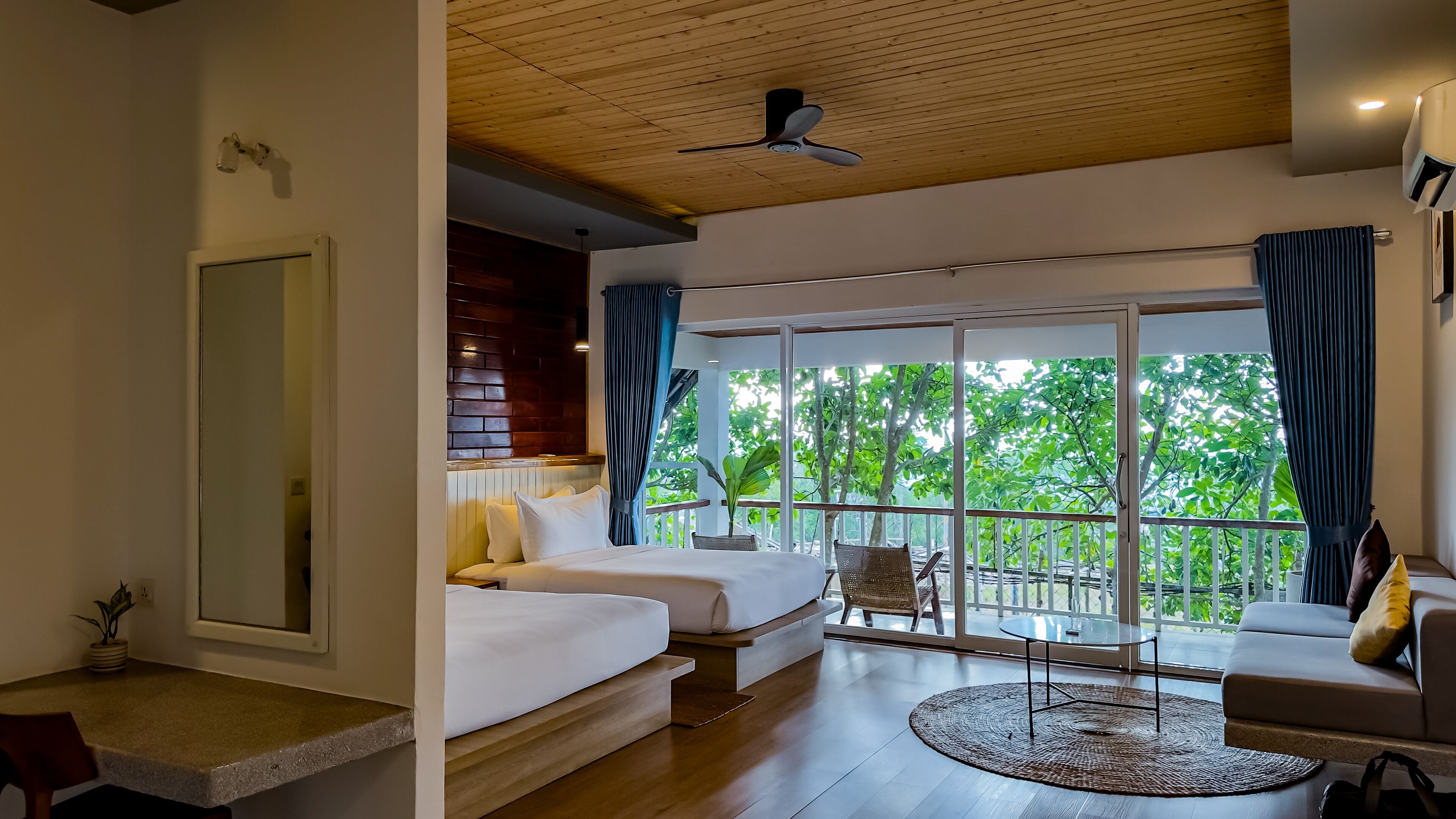 Private Family Pool Villa | Minibar, desk, blackout drapes, iron/ironing board