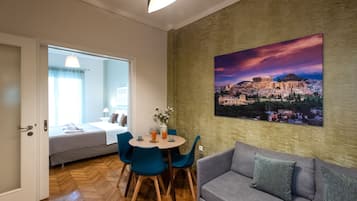 Comfort appartement | Woonruimte | Een smart-tv