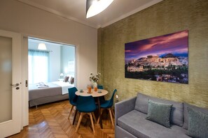 Apartament Comfort | Sala d'estar | Televisor intel·ligent 