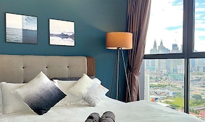 2 chambres, bureau, fer et planche à repasser, Wi-Fi gratuit