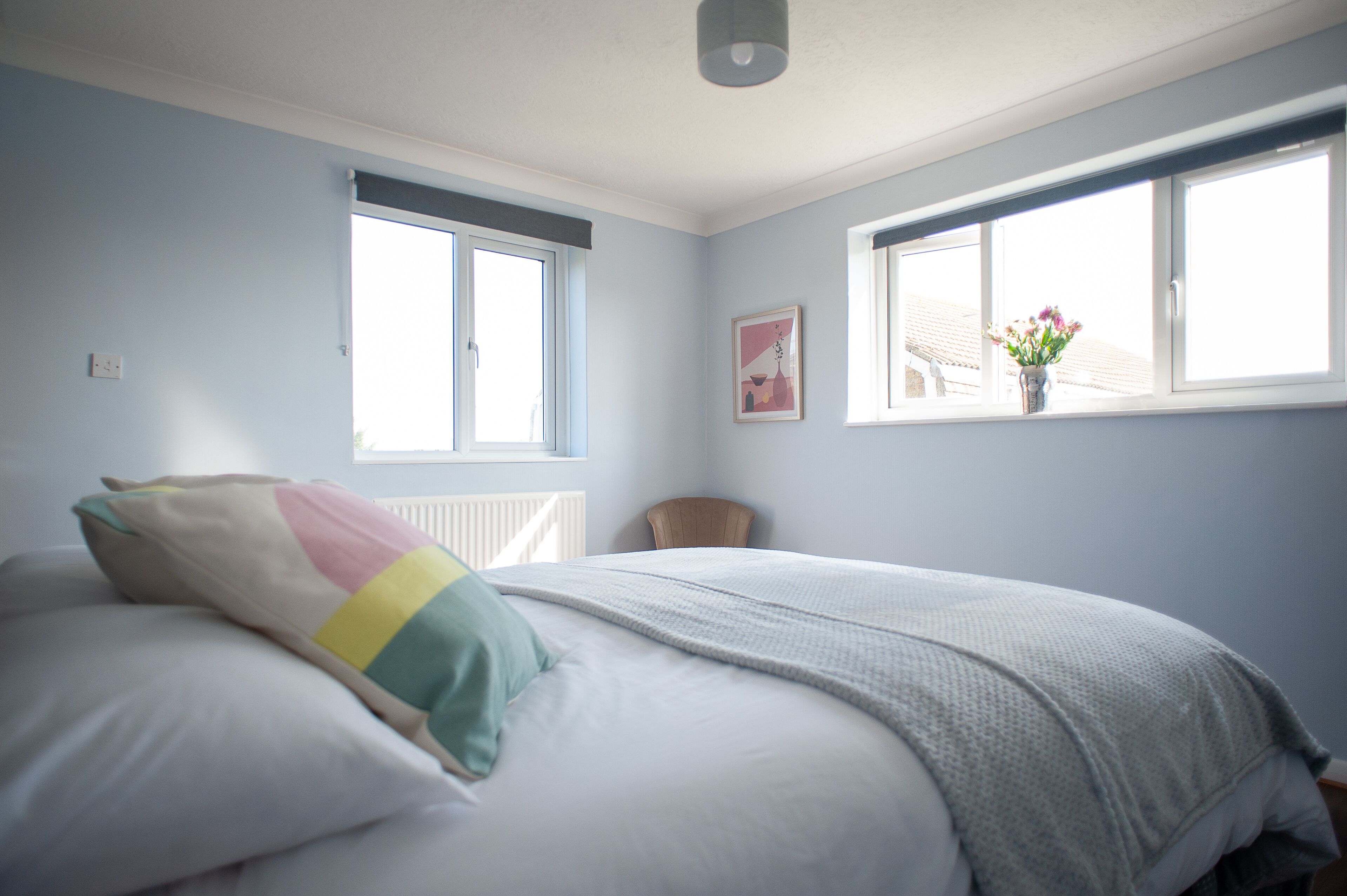 2 bedrooms, iron/ironing board, travel cot, WiFi