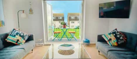 Smart-tv och böcker