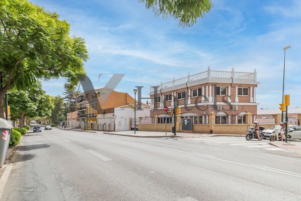 Façana frontal de l'allotjament