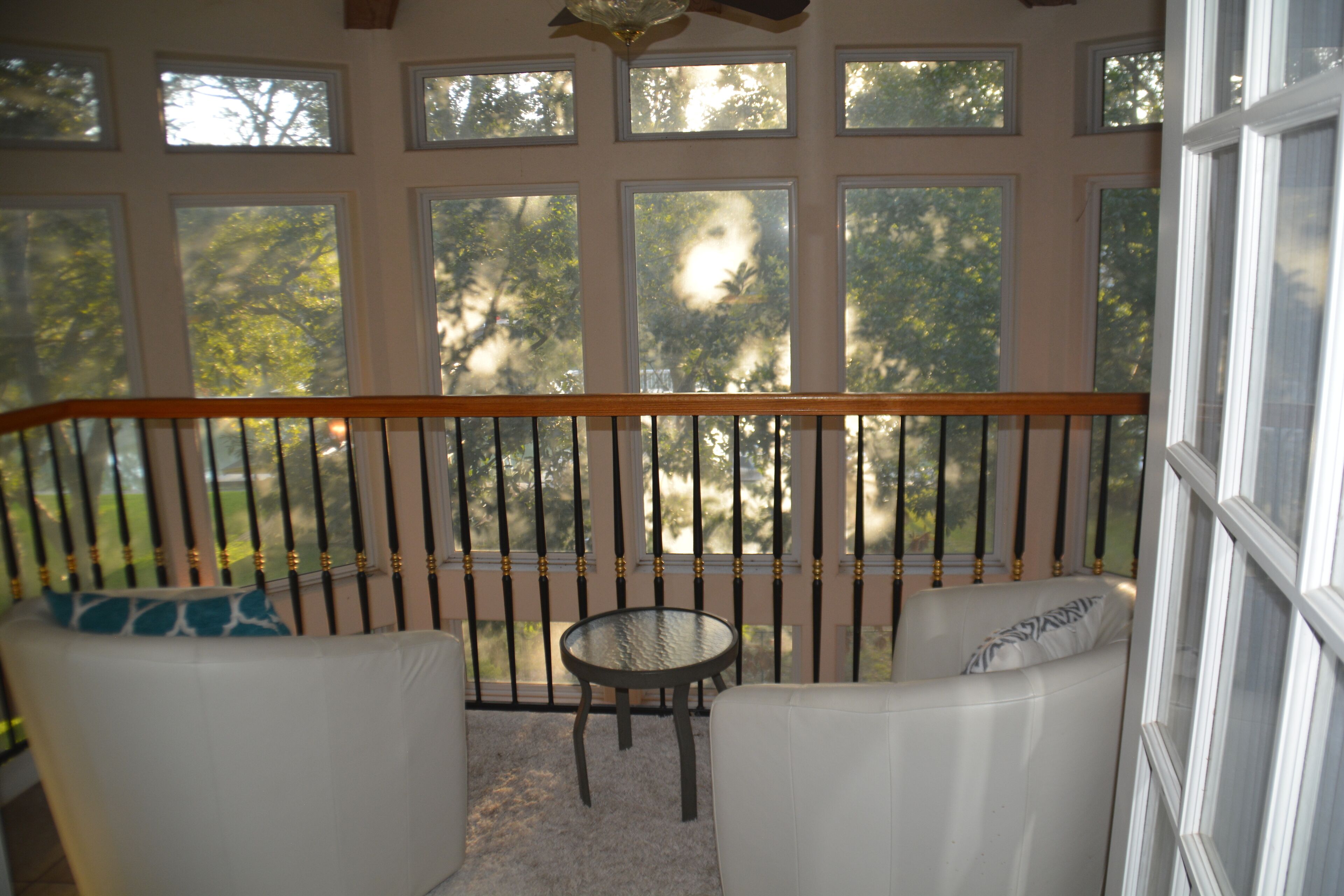 Third story sitting area off the  bedroom