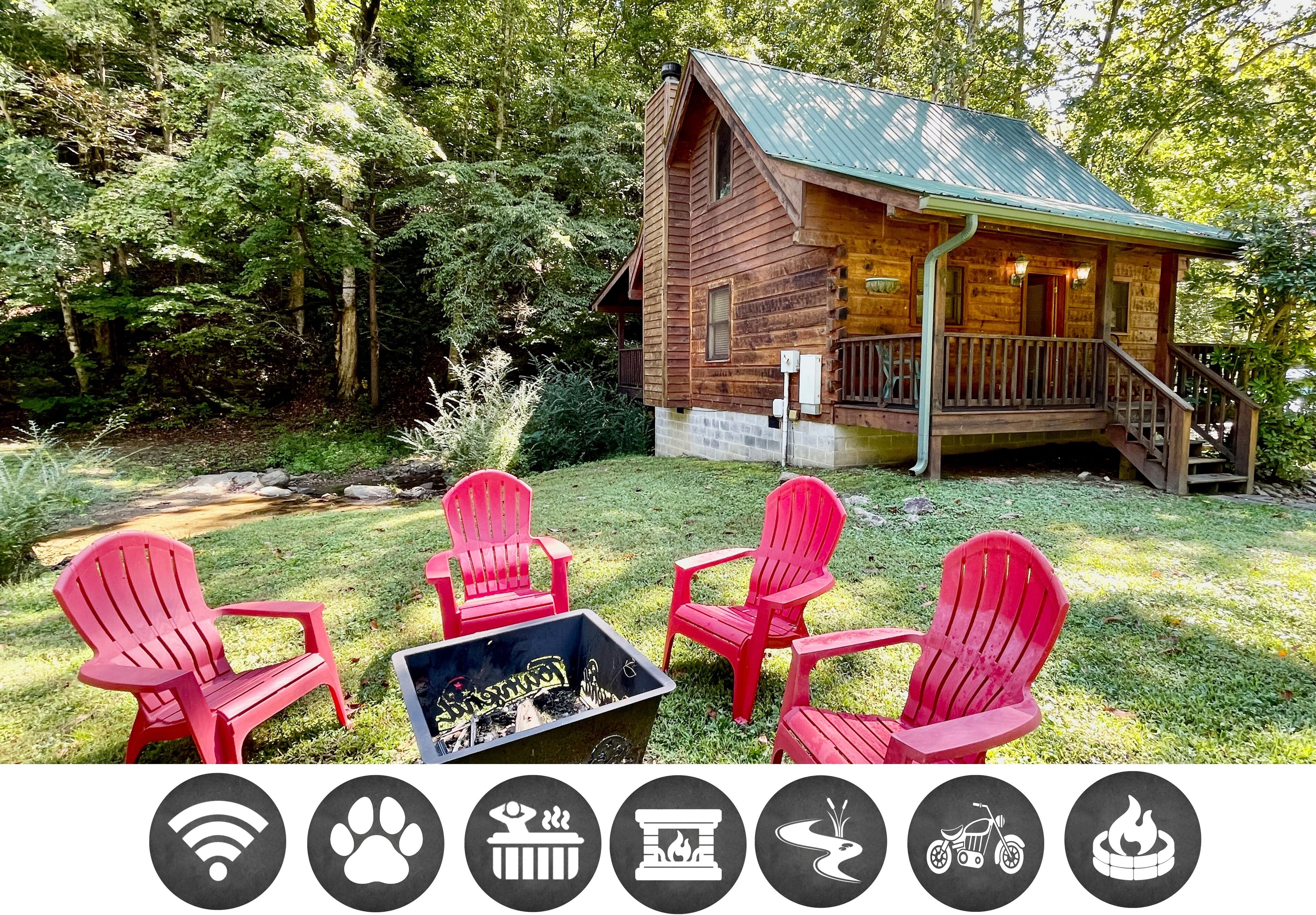 Cabin, 2 Bedrooms | Property grounds