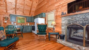 Cabin, 2 phòng ngủ | Phòng khách