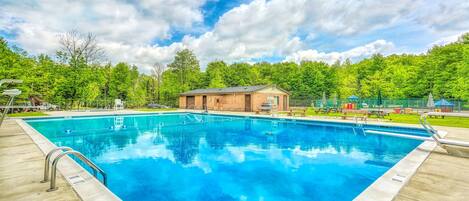 Una piscina climatizada
