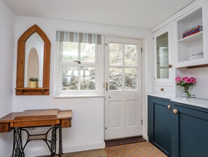 Fridge, dishwasher, electric kettle, toaster