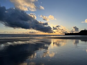On the beach