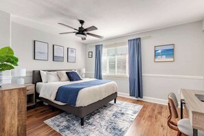 2 habitaciones, tabla de planchar con plancha y wifi gratis 