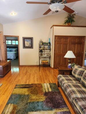 Téléviseur connecté, lecteur de DVD, livres