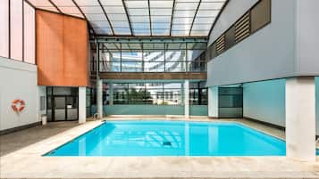 Indoor pool, seasonal outdoor pool