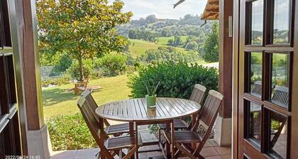 Full nature with everything. Next to Cabarceno Park entrance.