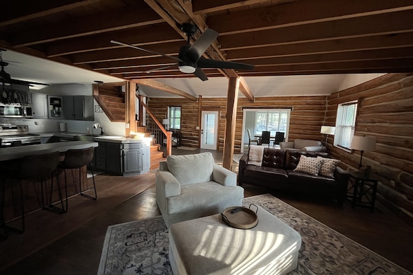 Smart TV, fireplace, video games, foosball