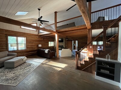  Experience Serenity at our secluded cabin mere minutes from town.