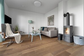 TV, fireplace, stereo