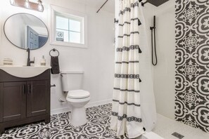 Hair dryer, towels