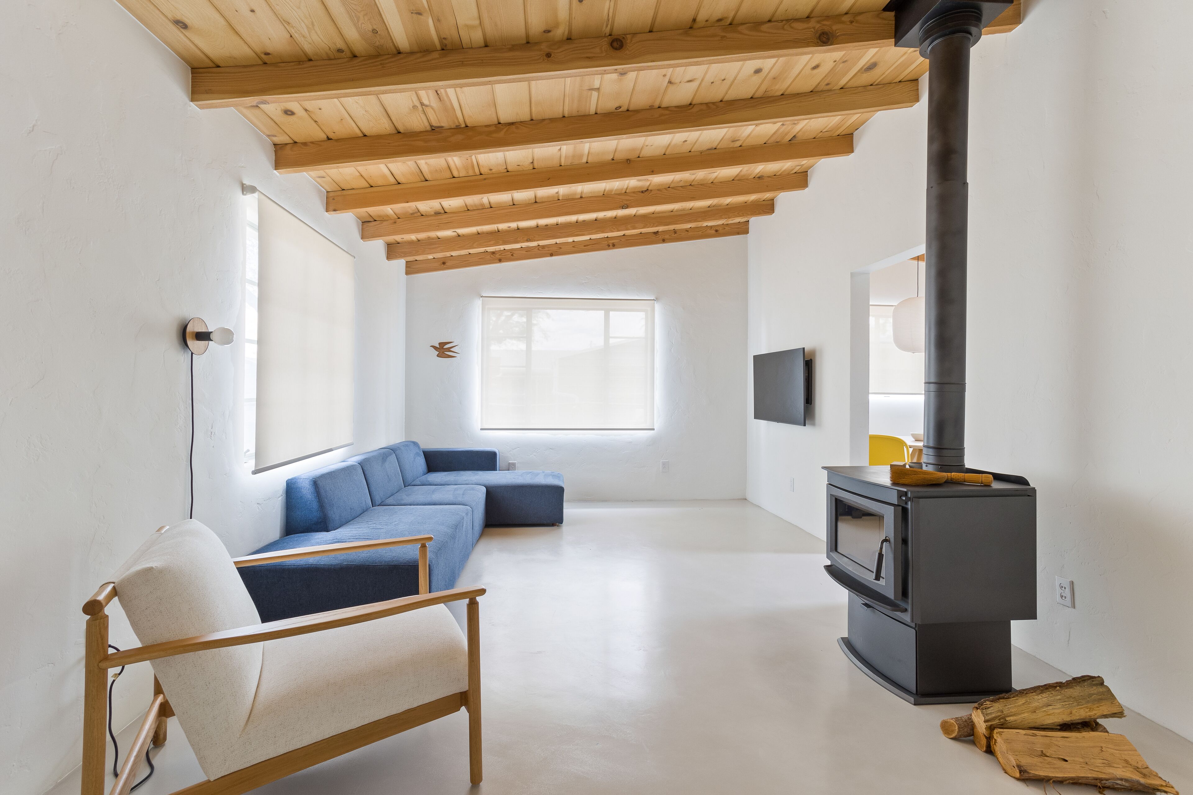 Minimal, warm bungalow tucked between downtown and the foothills
