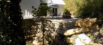 Charming house with a natural spring, fire pit, and river access