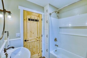 Een douche, een haardroger