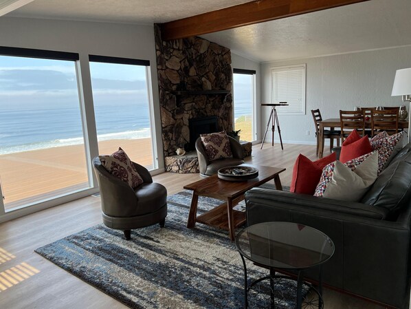 Maison, plusieurs lits (Inlet Cottage) | Salle de séjour