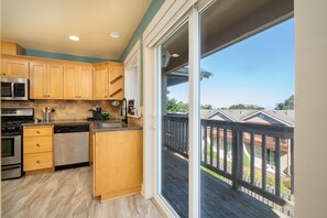 聯排別墅, 1 張加大雙人床和 1 張沙發床 (Shell Cottage) | 私人廚房