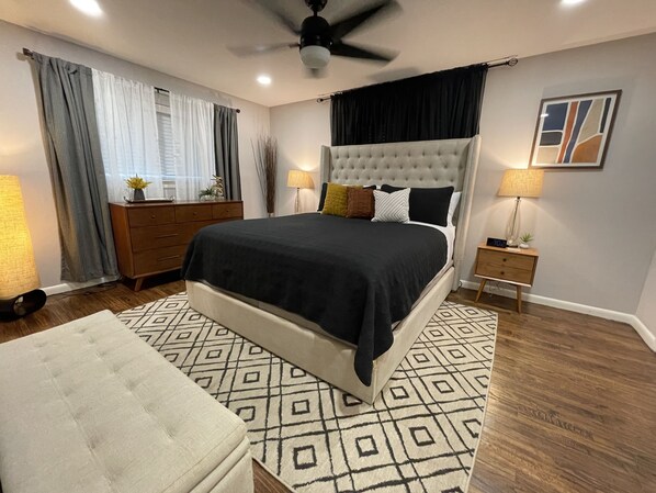 3 bedrooms, desk, iron/ironing board, WiFi