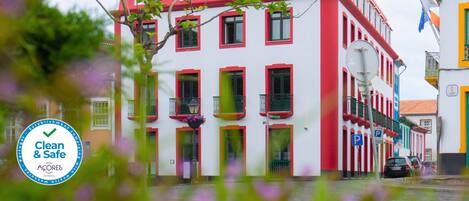 Majoituspaikan julkisivu