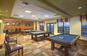 Games room - Wyndham Smoky Mountain 2 Bedroom 2 Bath sleeps 8. Near Dollywood.  (Sevierville)