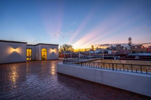 Terrace/patio - Hotel Mesón de Sara (Querétaro)