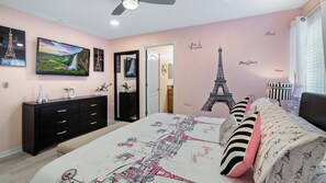 5 bedrooms, desk, iron/ironing board, free WiFi