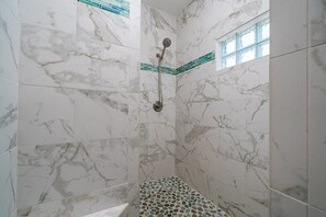 Bathtub, hair dryer