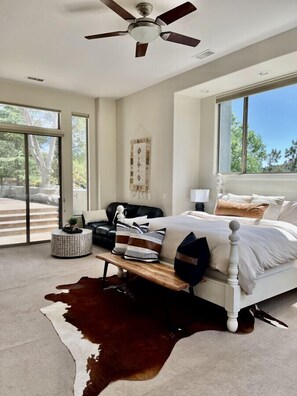 4 bedrooms, iron/ironing board, travel cot, WiFi