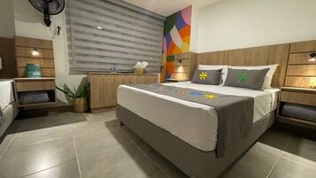 Superior Triple Room | Hypo-allergenic bedding, desk, free WiFi, bed sheets