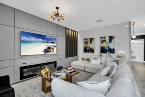 Living area - Pelican Large Pool Home in Orlando (Kissimmee)