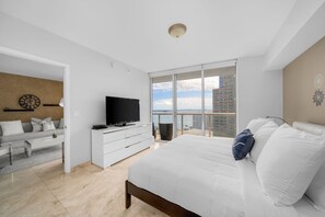2 bedrooms, iron/ironing board, travel crib, WiFi