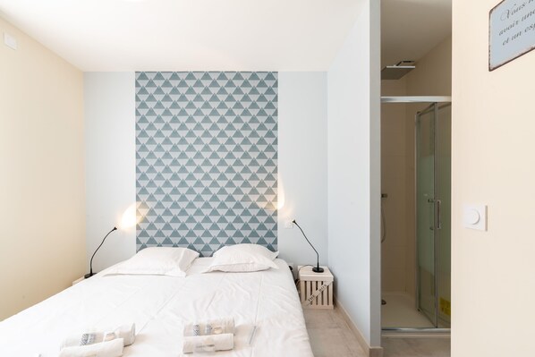 1 bedroom, iron/ironing board, bed sheets - La Roche Bleue - 100m plage - Parking (La Bernerie-en-Retz)