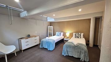 1 bedroom, iron/ironing board, travel crib, WiFi