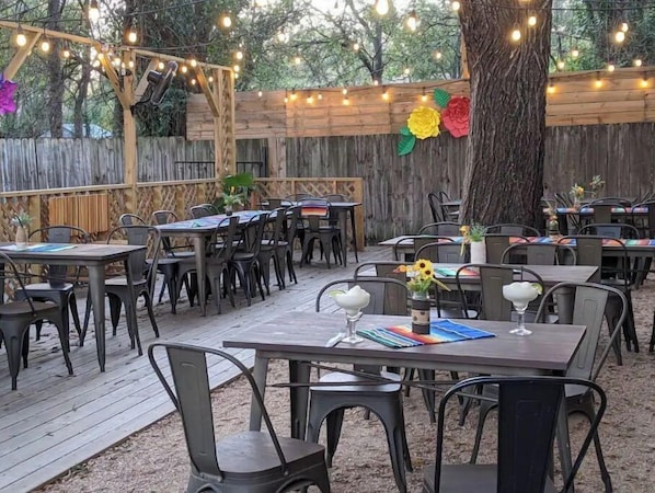 Udendørs spisemuligheder