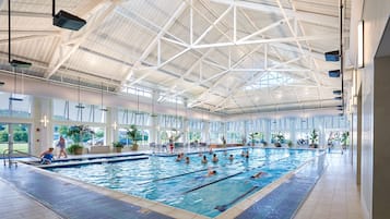 Indoor pool, a heated pool