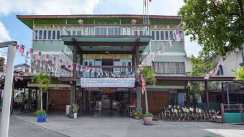 Overnatningsstedets facade